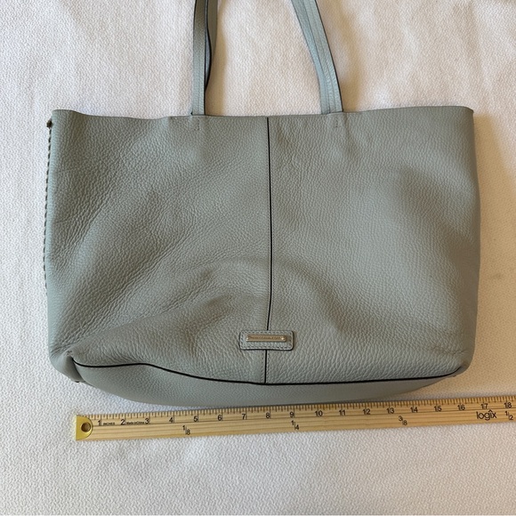 Rebecca Minkoff Panama Leather Tote Light Blue - Picture 9 of 15